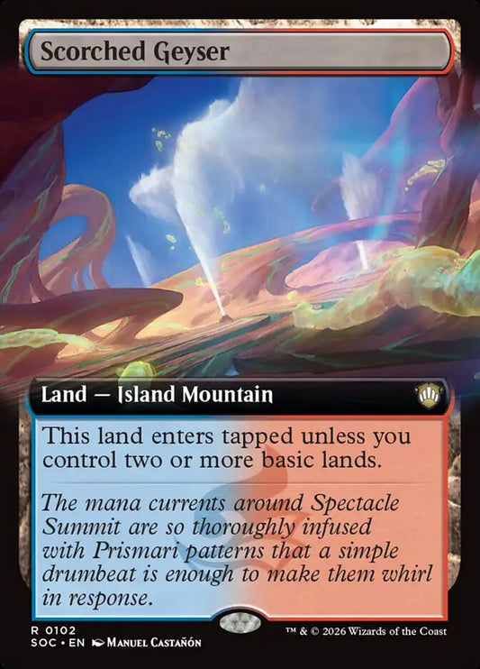 Scorched Geyser Extended Art