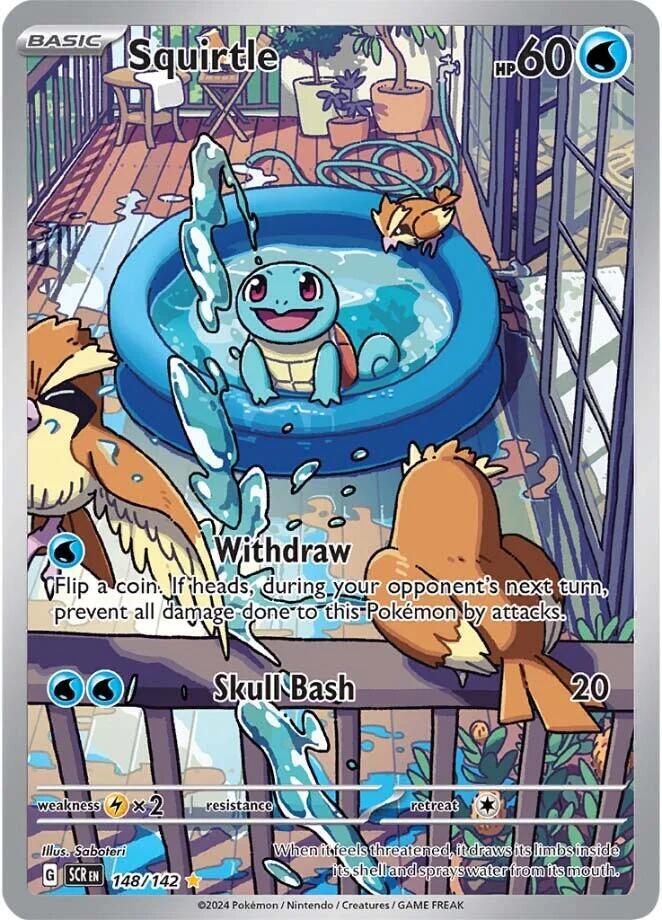 Squirtle Illustration Rare foil