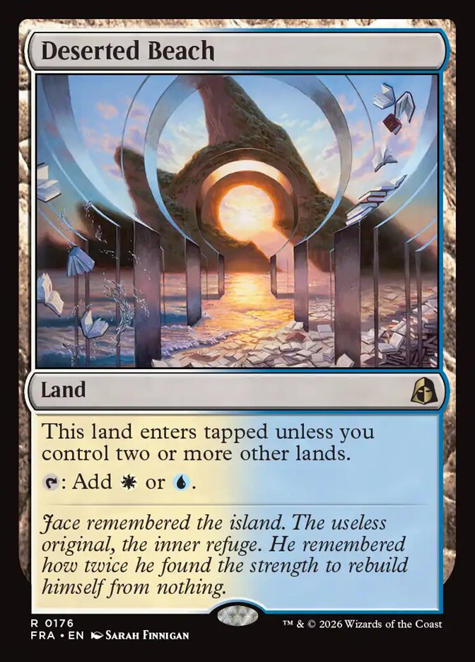 Deserted Beach Foil
