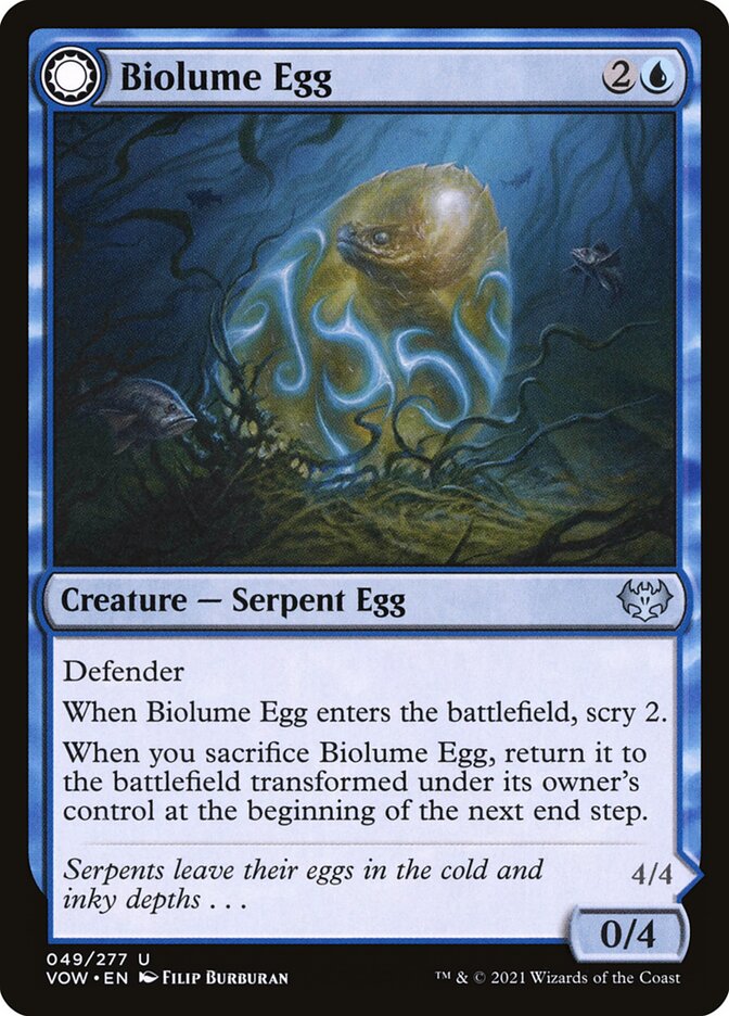 Biolume Egg // Biolume Serpent Foil