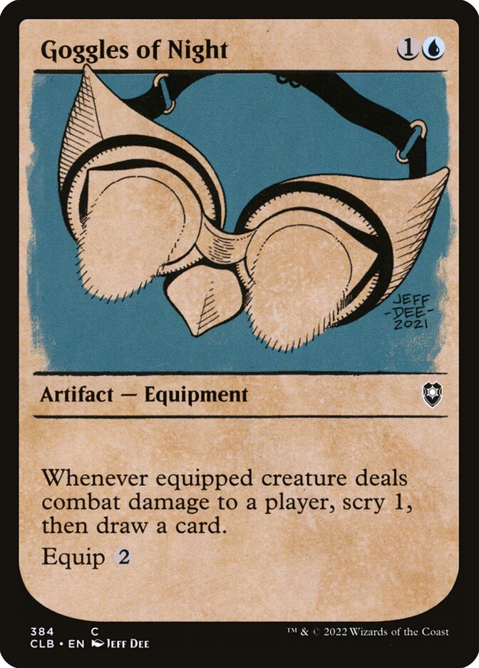 Goggles of Night Showcase Foil