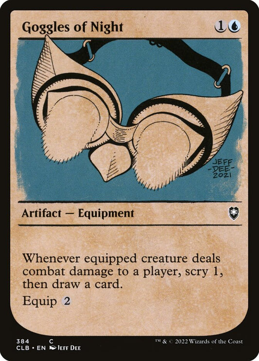 Goggles of Night Showcase Foil