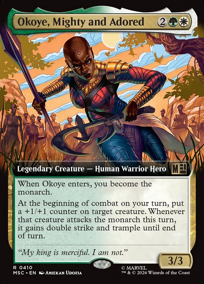Okoye, Mighty and Adored Extended Art