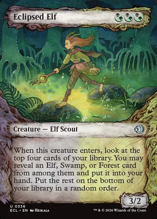 Eclipsed Elf Showcase Foil