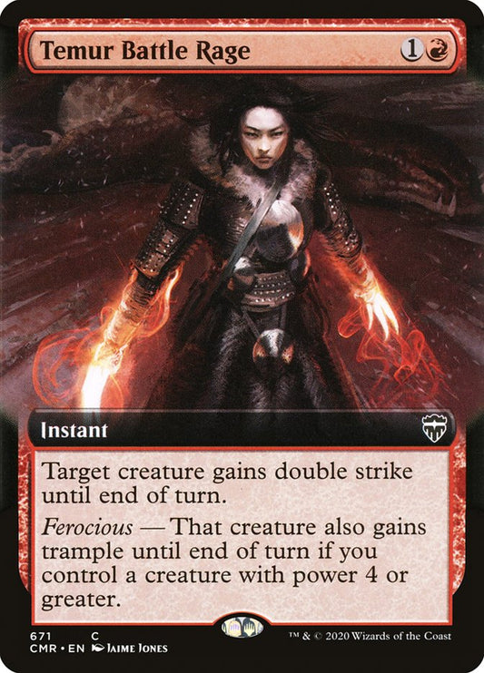 Temur Battle Rage Extended Art Foil