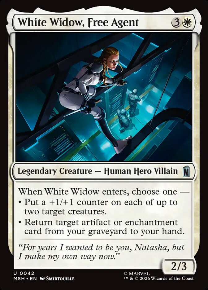 White Widow, Free Agent Foil
