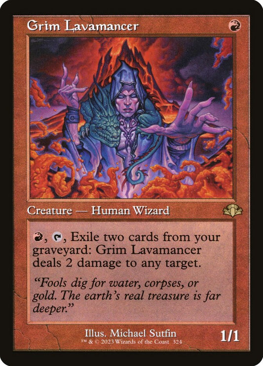 Grim Lavamancer Old Frame