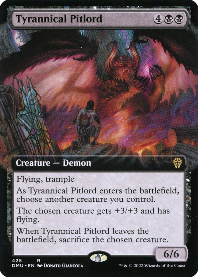 Tyrannical Pitlord Extended Art