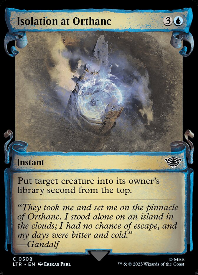 Isolation at Orthanc Showcase Silver Foil
