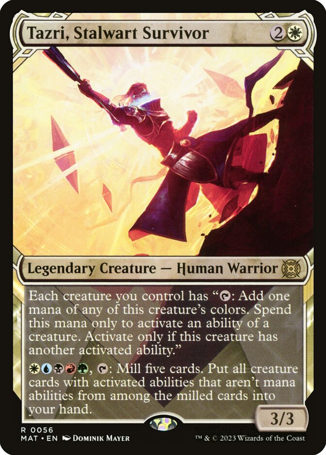 Tazri, Stalwart Survivor Showcase Foil