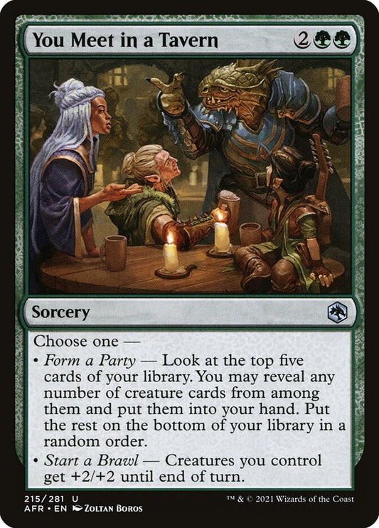 You Meet in a Tavern Foil