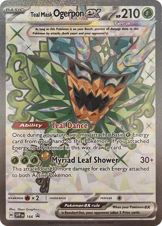 Teal Mask Ogerpon ex Full Art foil