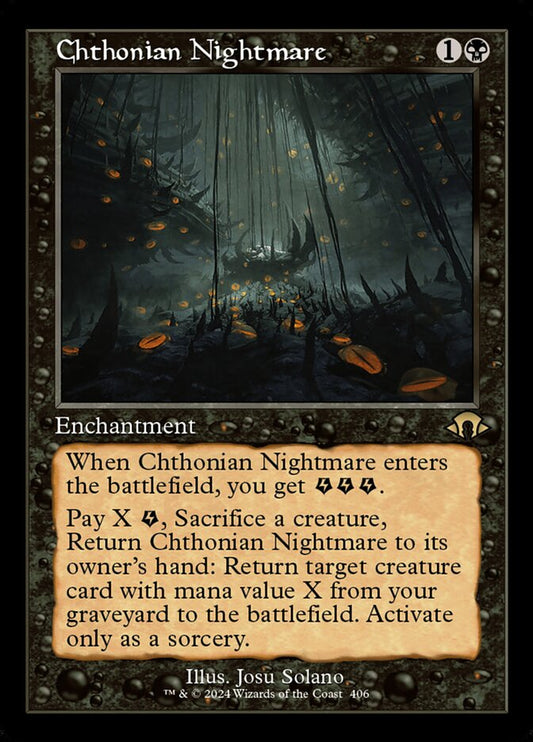 Chthonian Nightmare Retro Frame