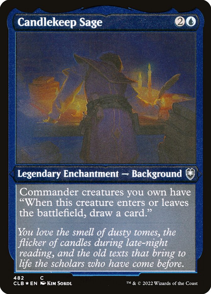 Candlekeep Sage Etched Foil
