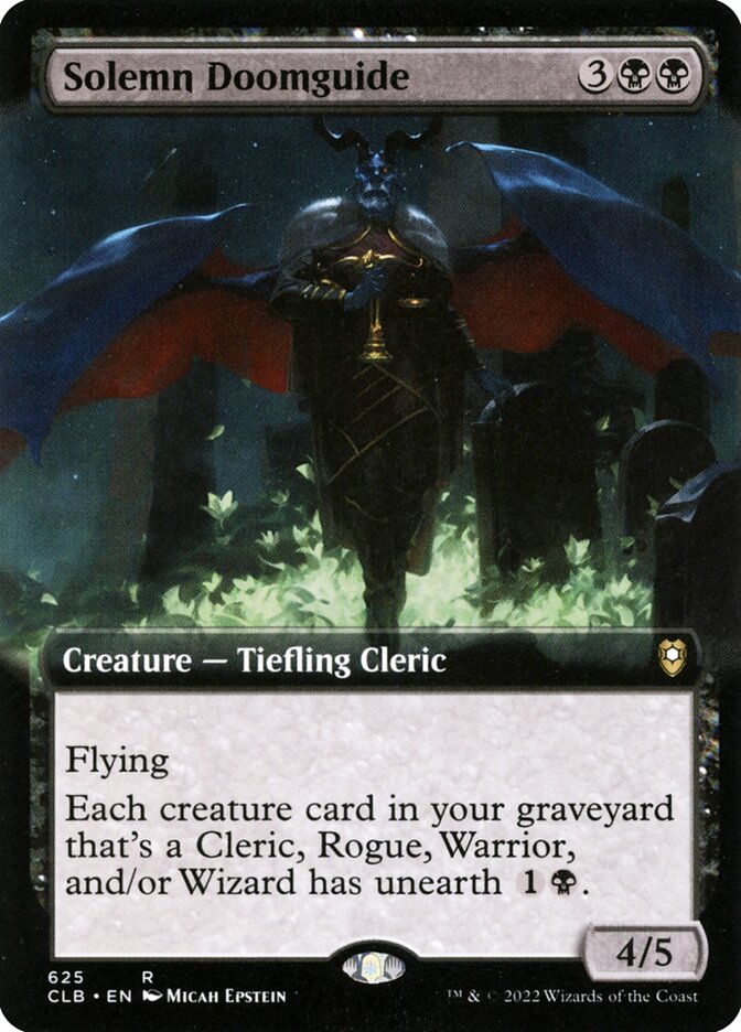 Solemn Doomguide Extended Art