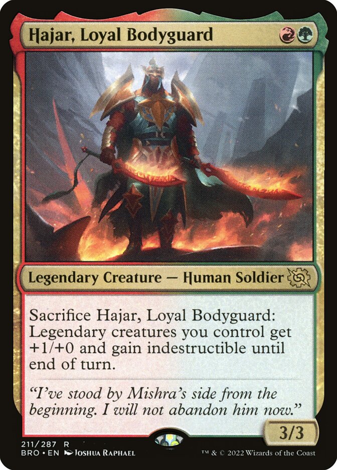 Hajar, Loyal Bodyguard Foil
