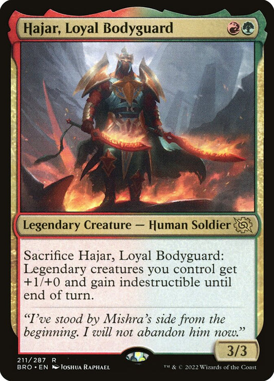 Hajar, Loyal Bodyguard Foil