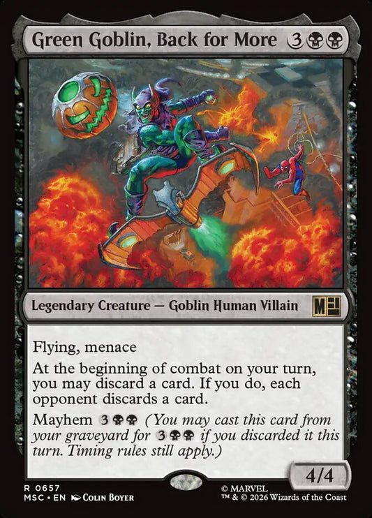 Green Goblin, Back for More Foil