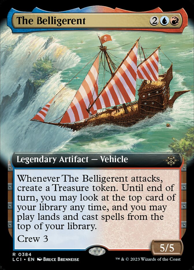 The Belligerent Extended Art Foil