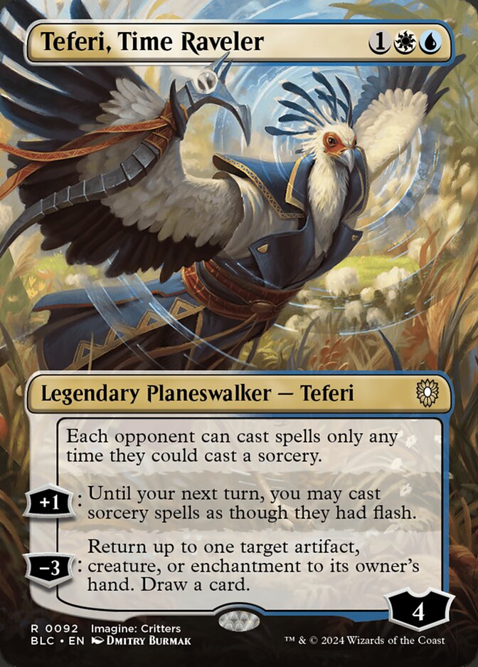 Teferi, Time Raveler Borderless