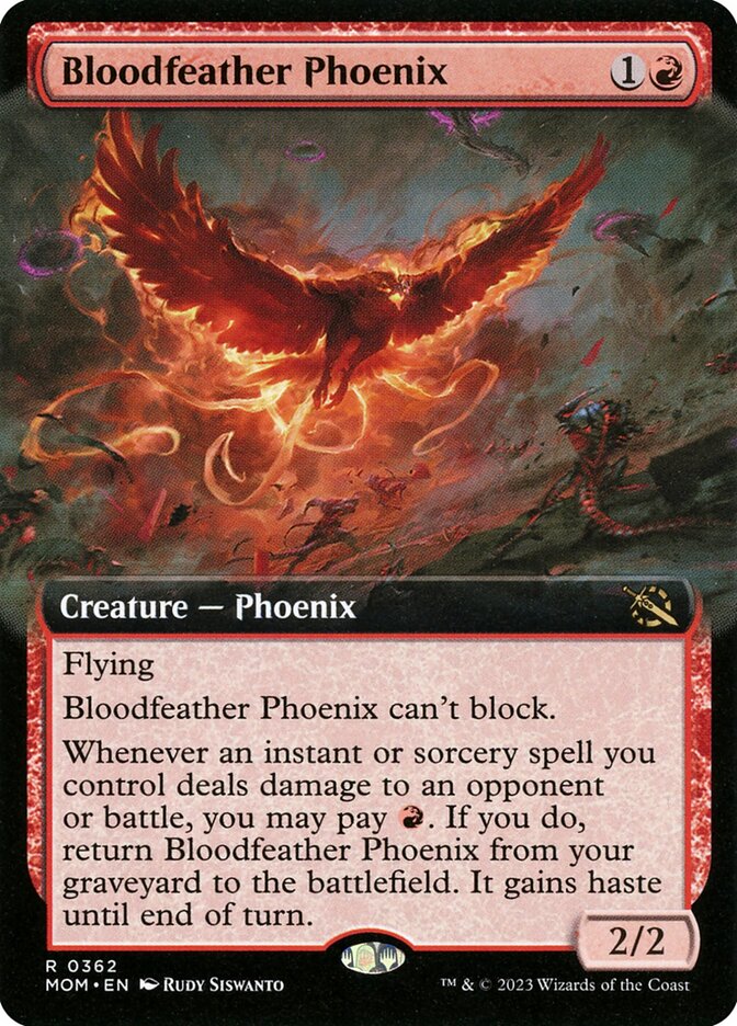 Bloodfeather Phoenix Extended Art