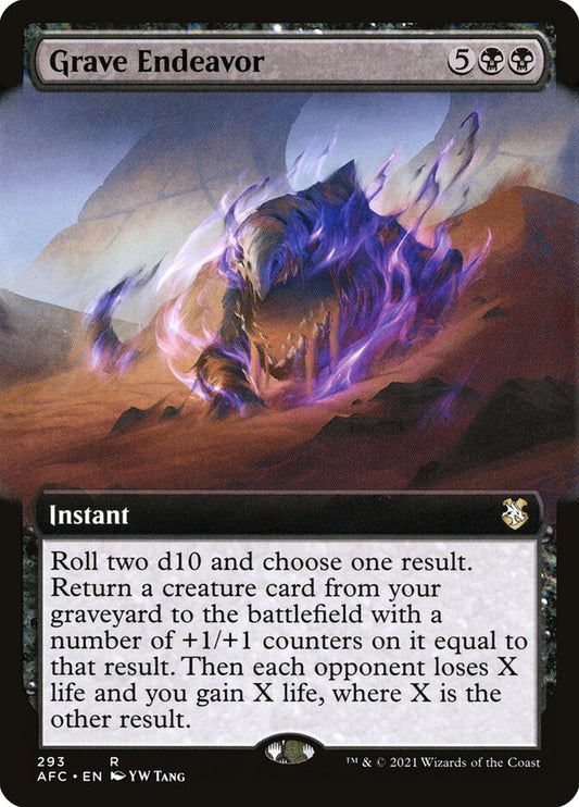 Grave Endeavor Extended Art