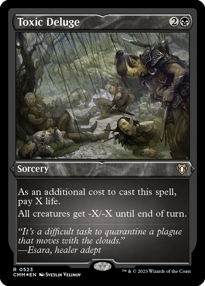 Toxic Deluge Etched Foil
