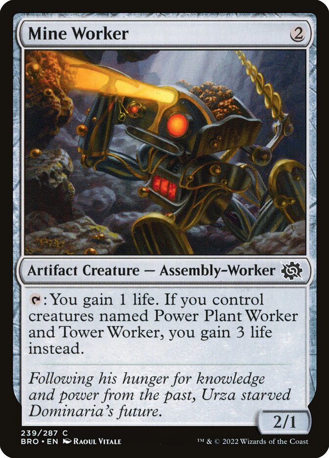 Mine Worker Foil