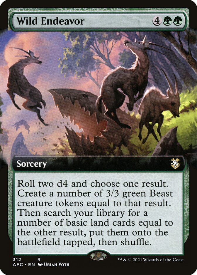 Wild Endeavor Extended Art