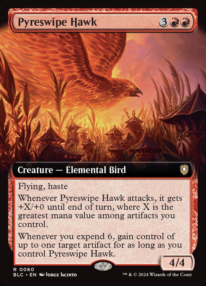 Pyreswipe Hawk Extended Art
