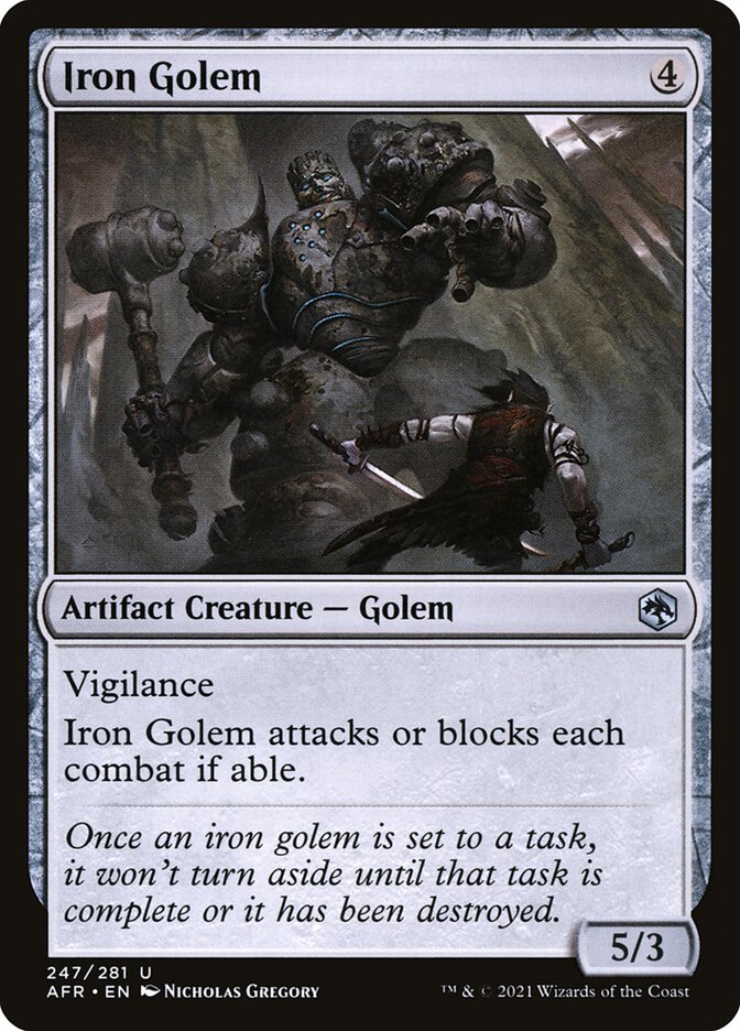 Iron Golem Foil