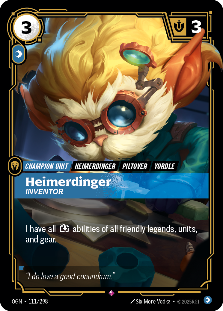 Heimerdinger, Inventor Foil