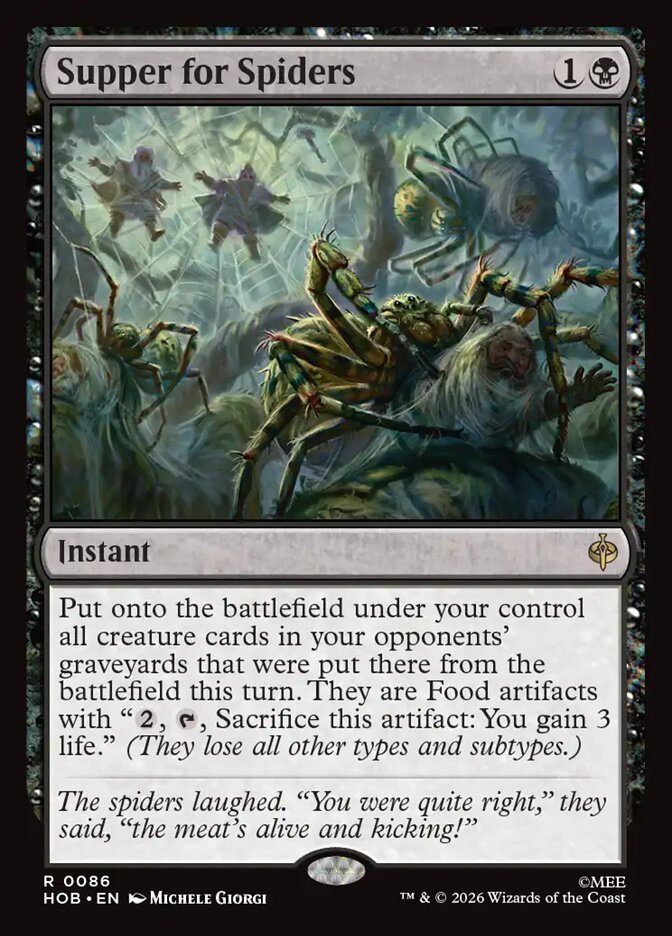 Supper for Spiders Foil