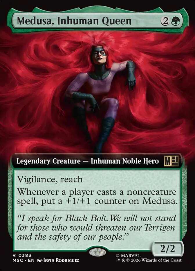 Medusa, Inhuman Queen Extended Art
