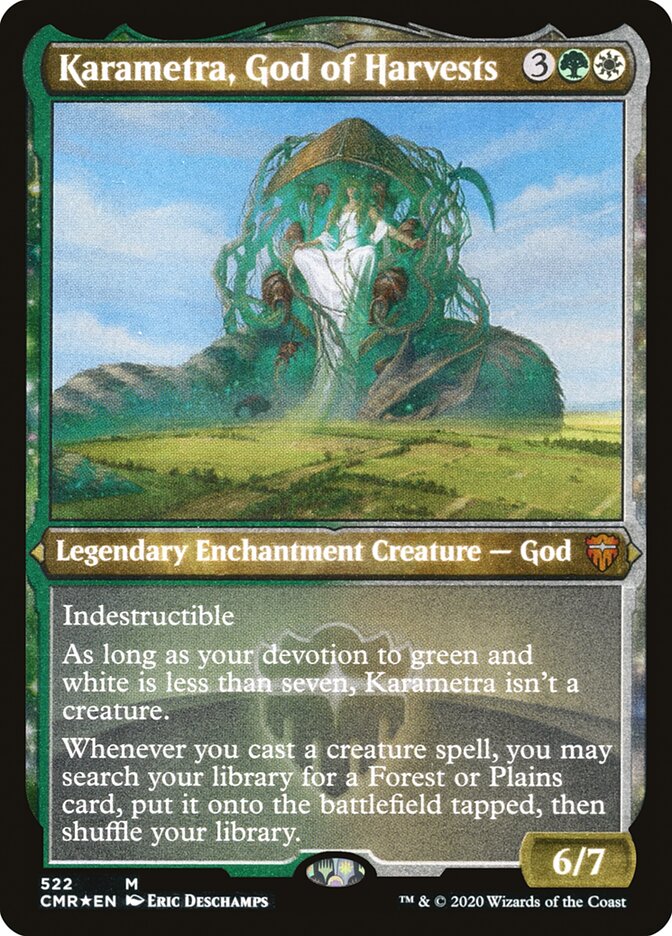 Karametra, God of Harvests Etched Foil