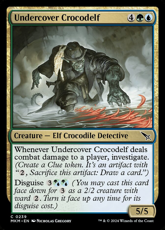 Undercover Crocodelf Foil
