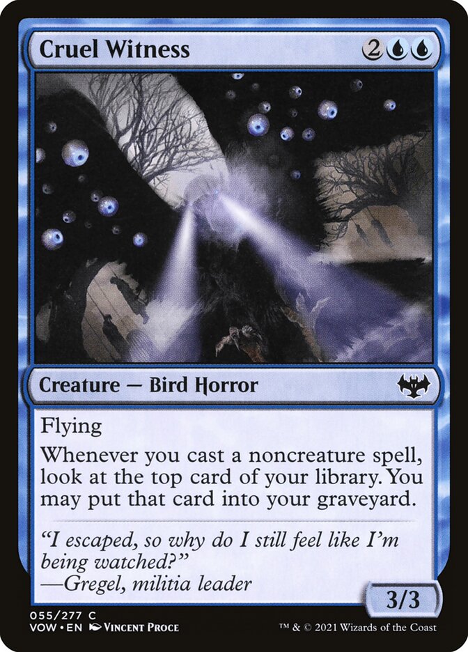 Cruel Witness Foil