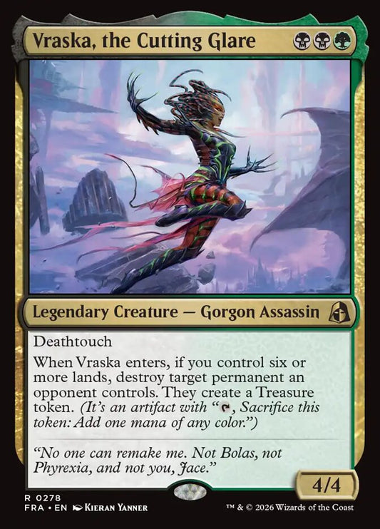 Vraska, the Cutting Glare Foil