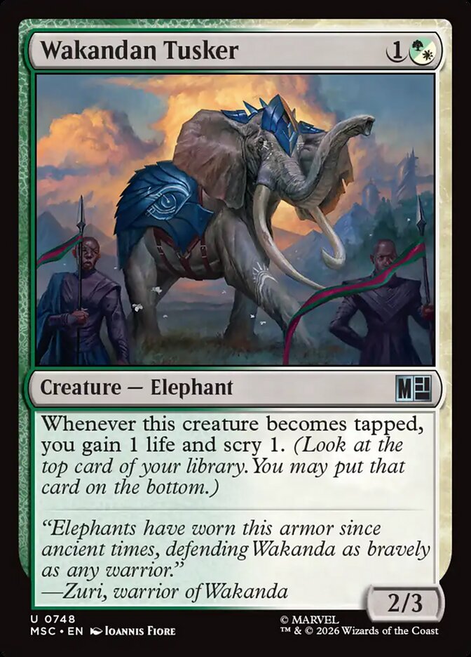 Wakandan Tusker Foil
