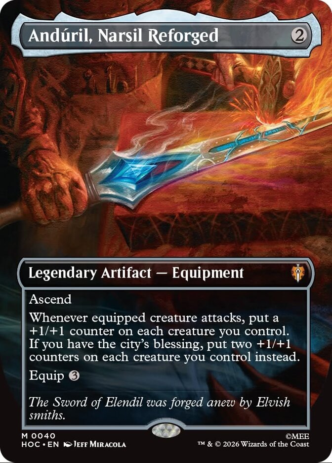 Andúril, Narsil Reforged Classic Artist