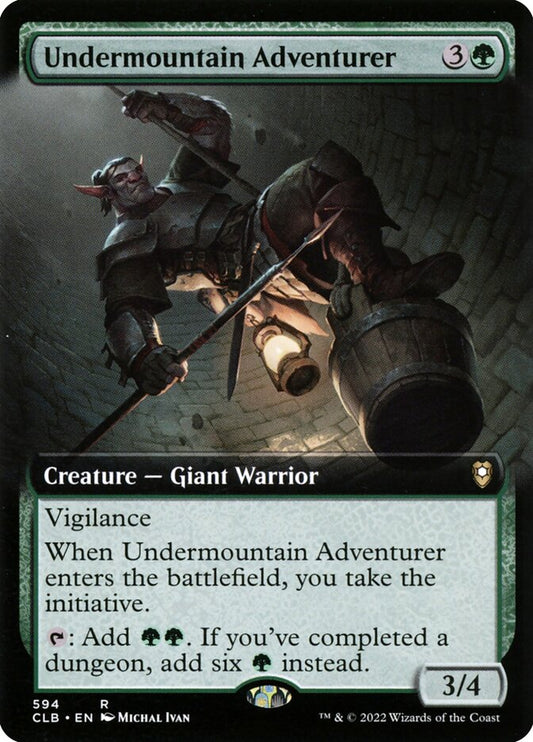 Undermountain Adventurer Extended Art Foil