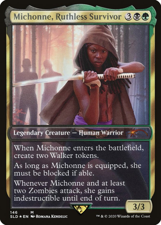 Michonne, Ruthless Survivor Secret Lair Foil