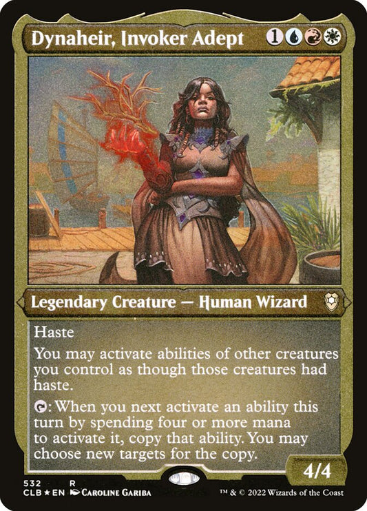 Dynaheir, Invoker Adept Etched Foil