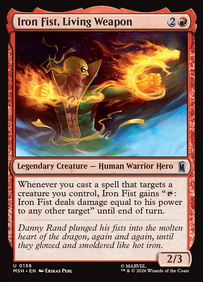 Iron Fist, Living Weapon Foil