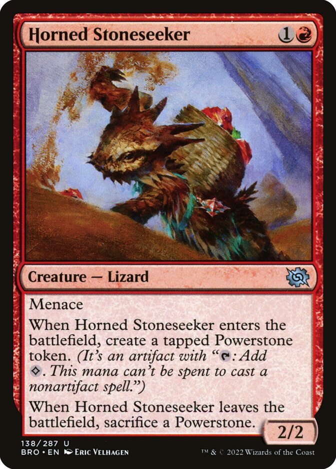 Horned Stoneseeker Foil