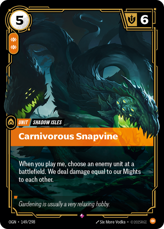 Carnivorous Snapvine Foil