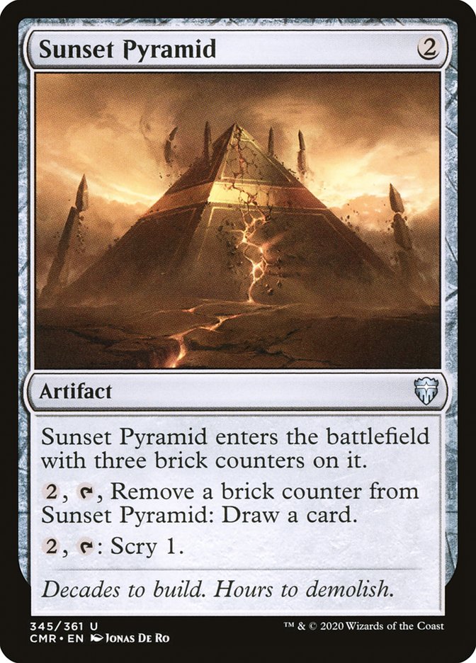 Sunset Pyramid Foil