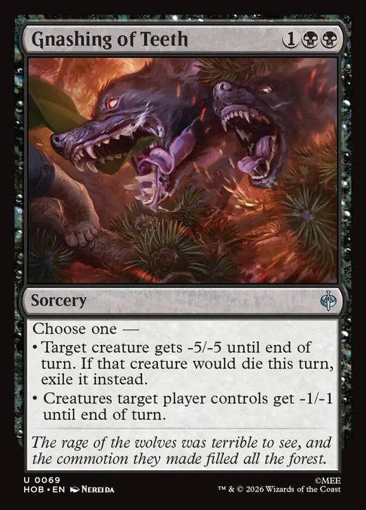 Gnashing of Teeth Foil