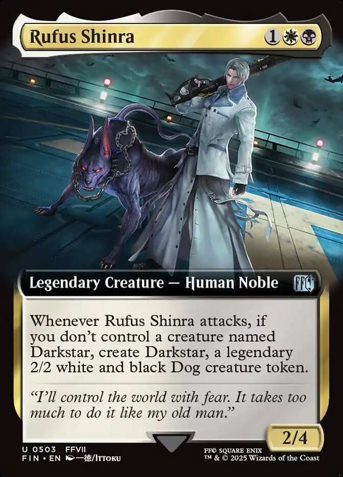 Rufus Shinra Extended Art