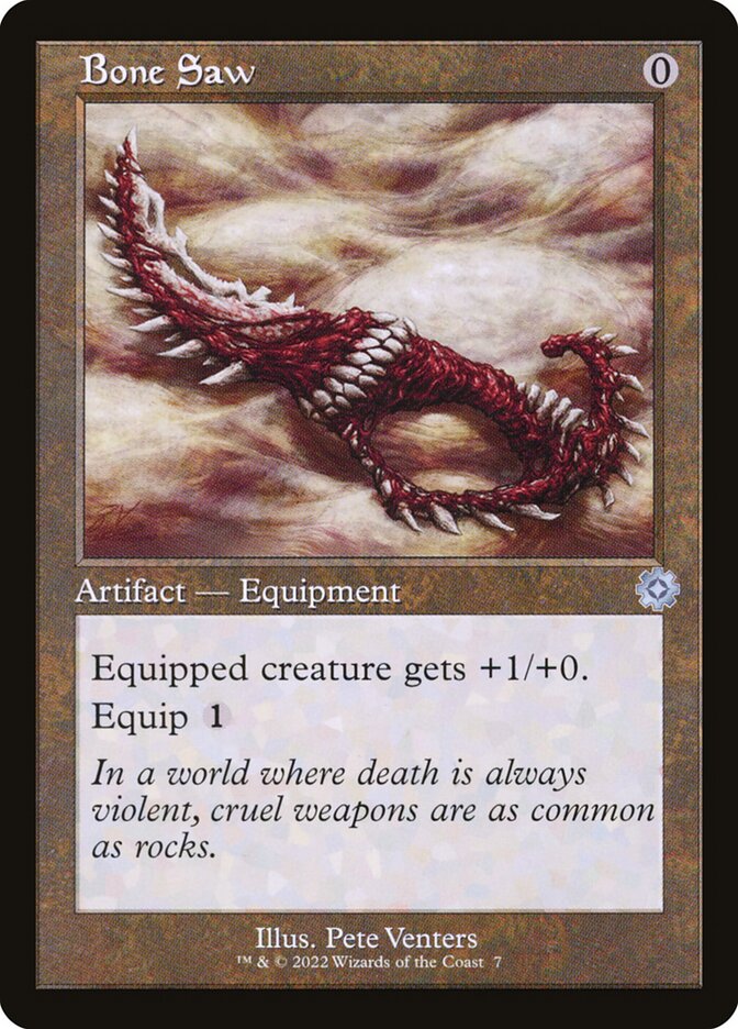 Bone Saw Retro Frame
